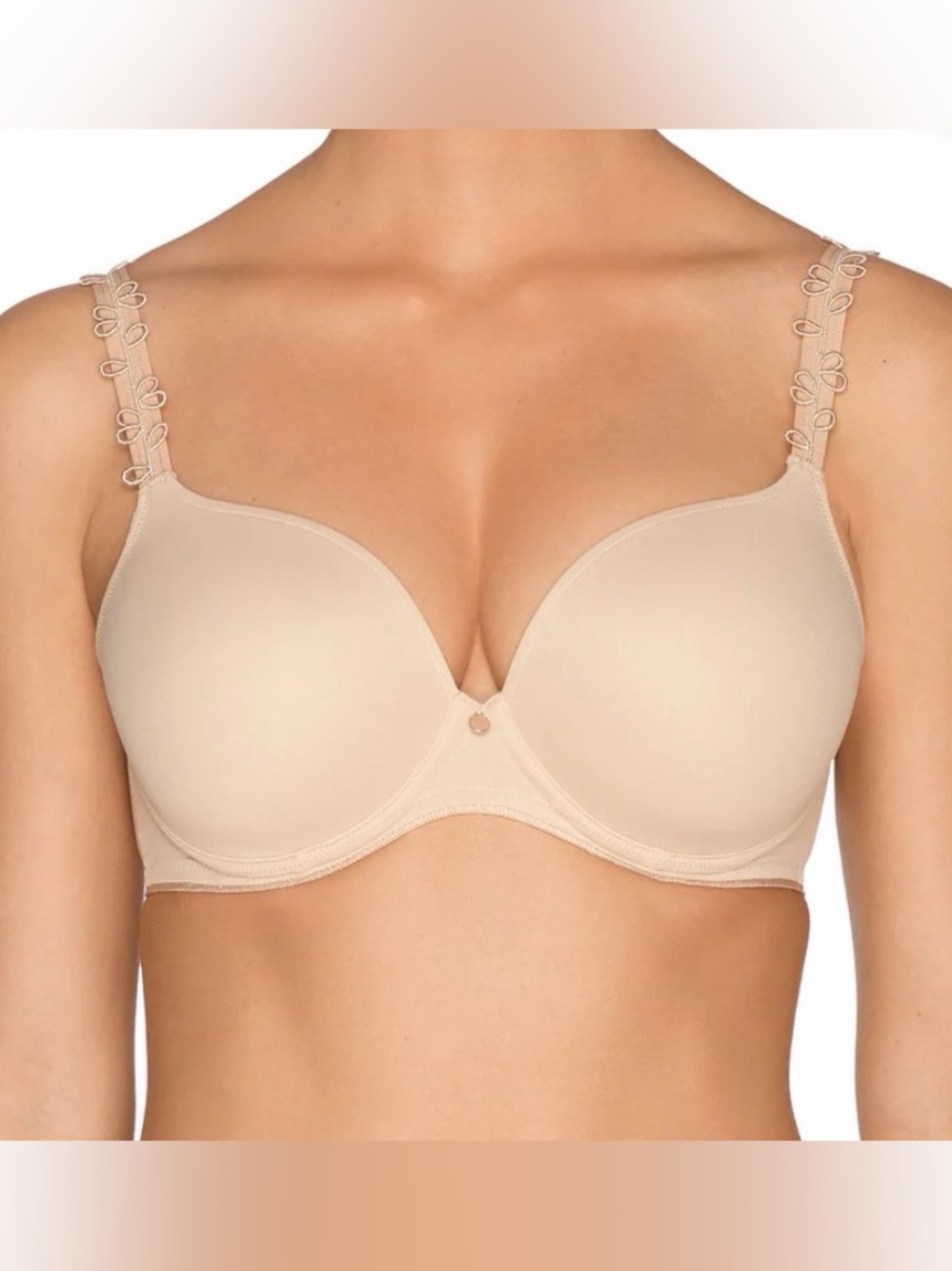 PRIMADONNA sz 36D Perle Plunge underwire bra in caffe latte (very good preowned)